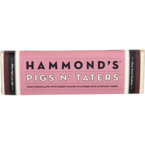 HAMMOND's Bar Chocolate Milk Pigsntaters - 2.25 Ounce