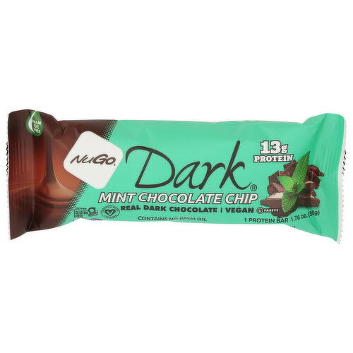 Nugo Mint Chocolate Chip Protein Bar - 1.76 Ounce - 1 Count