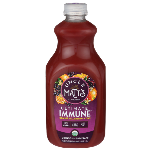 UNCLE MATT'S ORGANIC Elderberry Orange Juice Ultimate Immune - 52 Fluid Ounce