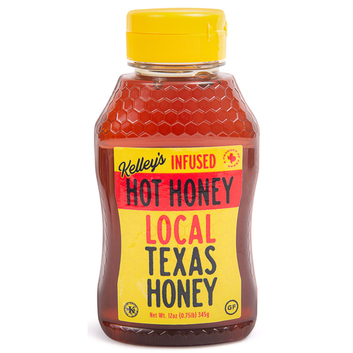 Kelley's Honey Local Texas Infused Hot - 12 Ounce