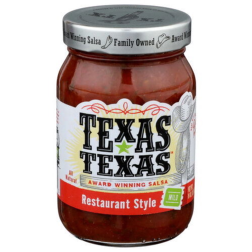 Texas Texasurant Style Mild Salsa - 16 Ounce