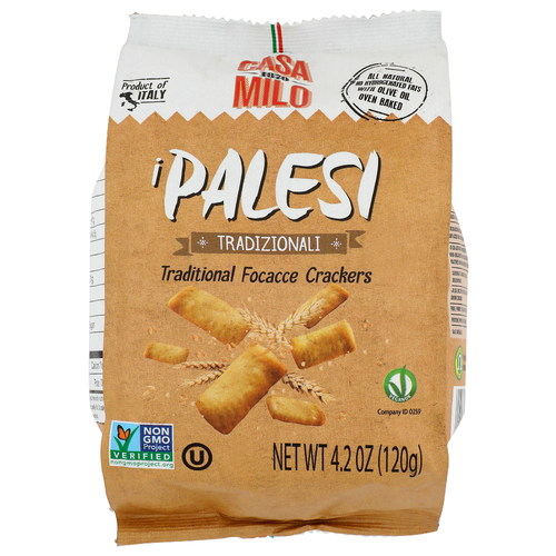 Casa Milo Palesi Traditional Foccace Crackers - 4.2 Ounce Image 1 of 4