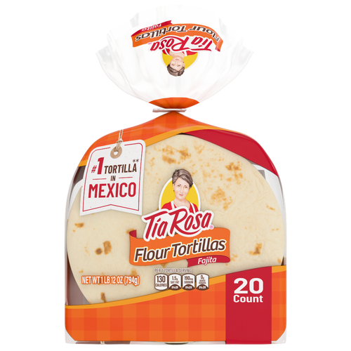 Tia Rosa Fajita Club Pack Flour Tortillas - 28 Fluid Ounce