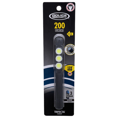 Police Security Trifecta Flashlight - 1 Each
