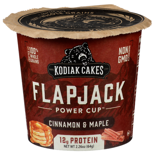 Kodiak Cinnamon & Maple Cakes Flapjack Power Cup - 2.26 Ounce