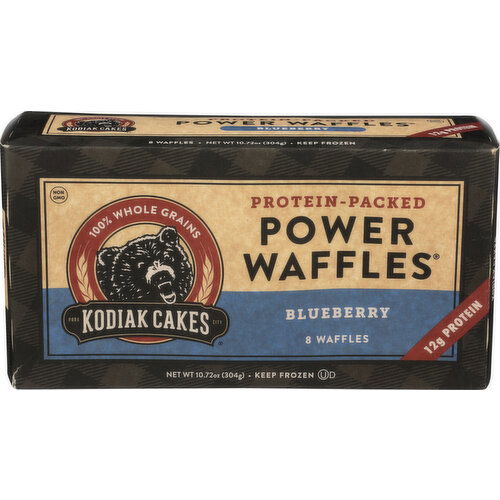 KODIAK CAKES Toaster Waffles Blueberry Chai - 1.34 Ounce - 8 Count