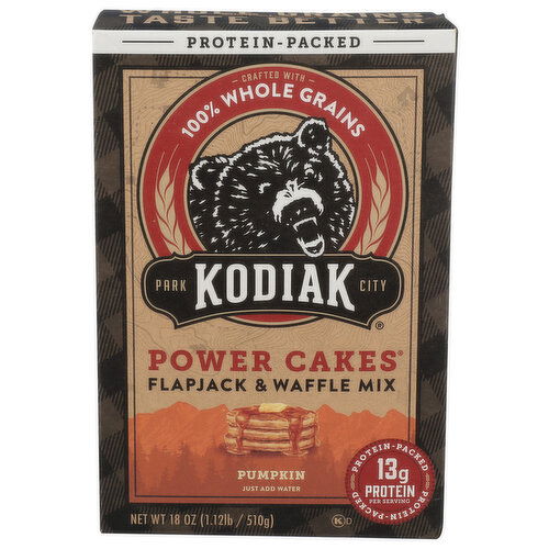 Kodiak Cakes Pumpkin Flax Waffle & Flapjack Mix - 18 Ounce