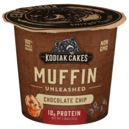 Kodiak Cakes Chocolate Chip Muffin Cup - 2.36 Ounce