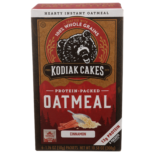 Kodiak Oatmeal Packet Cinnamon - 1.763 Ounce - 6 Count
