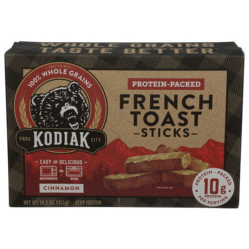 Kodiak Cinnamon Frozen / Soft French Toast Stck Cinnmn - 14.5 Ounce Image 1 of 4