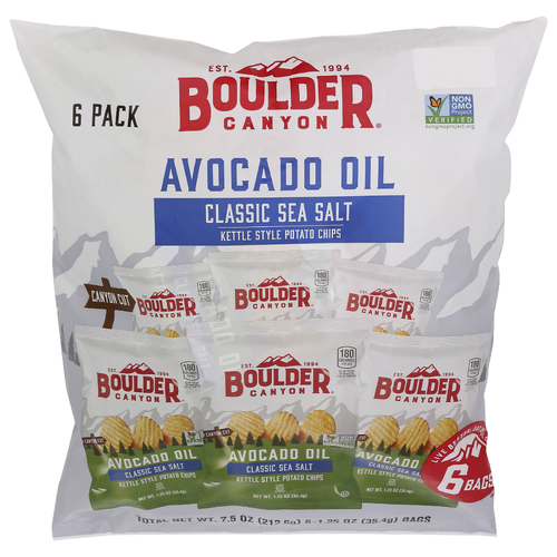 Boulder Canyon Multipack Avocado Oil - 1.25 Ounce - 6 Count
