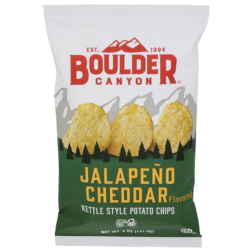 Boulder Canyon Jalapeno Cheddar Kettle Chips - 5 Ounce Image 1 of 4
