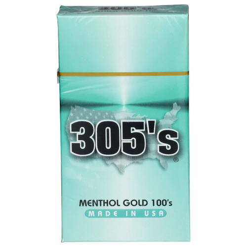 305'S Menthol Gold 100's Cigarettes - 20 Count