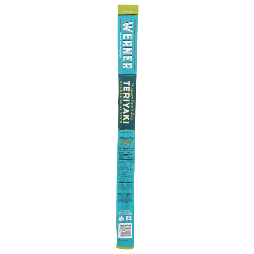Werner Teriyaki Premium Pork & Beef Smoked Meat Stick - 1.35 Ounce