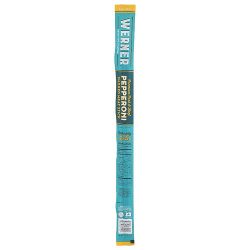 Werner Wood Smoked Pepperoni Meat Stick - 1.35 Ounce