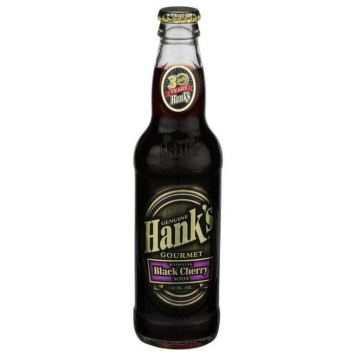 HANK's Soda Black Cherry - 12 Fluid Ounce Image 1 of 4