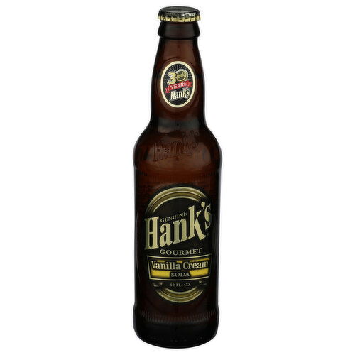 HANK's Soda Vanilla Cream - 12 Fluid Ounce