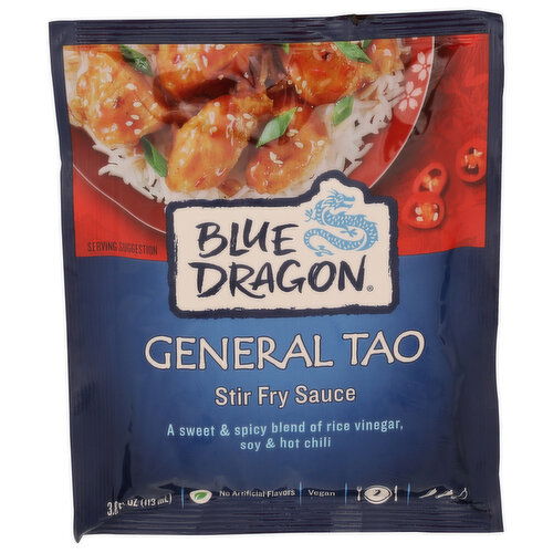 Blue Dragon General Tao Sauce Stor Fry Stir Sachets - 3.8 Fluid Ounce - 1 Count