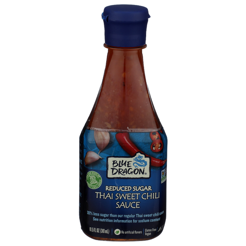 BLUE DRAGON Sweet Chili Sauce Reduced Sugar Thai Dipping - 10.5 Fluid Ounce