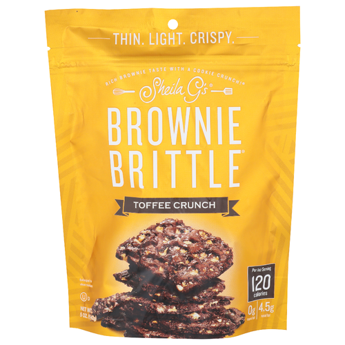 Sheila G's Brownie Brittle Thin. Light. Crispy - 5 Ounce