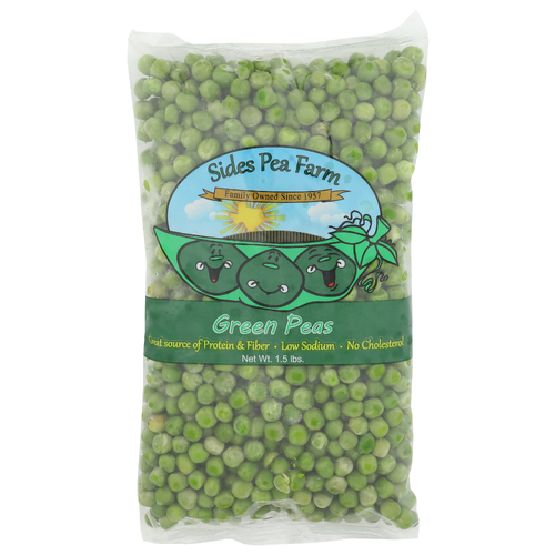 Sides Pea Farm Green Peas - 1.5 Pound