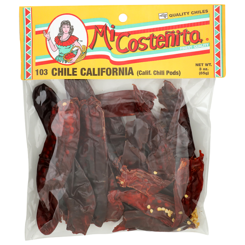 MI COSTENITA Chile California Calif. Chili Pods - 3 Ounce