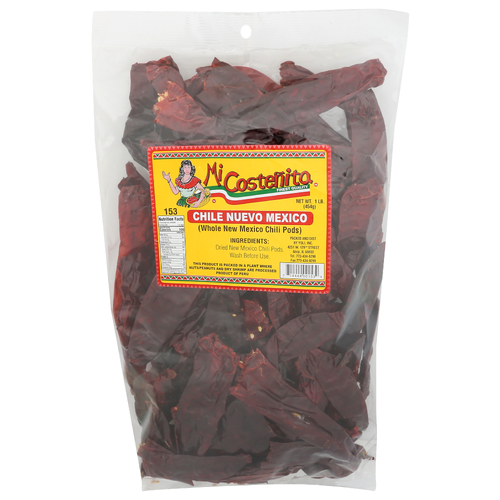 MI COSTENITA Whole New Mexico Chili Pods - 1 Pound