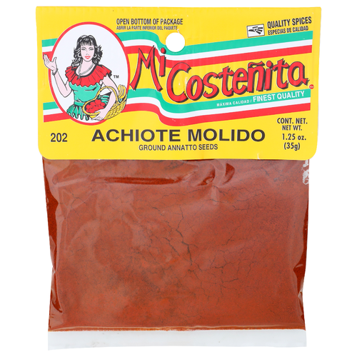 Mi Costenita Ground Annatto Seeds - 1.25 Ounce