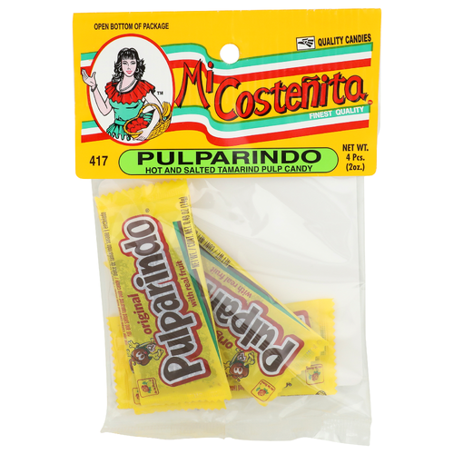 MI COSTENITA Hot And Salted Tamarind Pulp Candy - 0.5 Ounce - 4 Count
