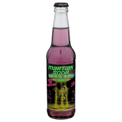 Rocket Fizz Plum Flavor Martian Soda - 12 Fluid Ounce Image 1 of 4
