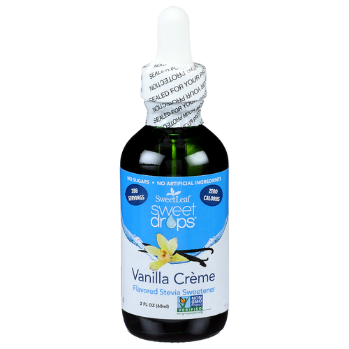 Sweetleaf Sweet Drops Vanilla Crème Flavored Stevia Sweetener - 0.007 Fluid Ounce - 288 Count
