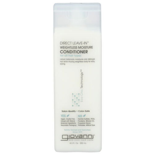 Giovanni Direct Leave In Treatment Conditioner - 8.5 Fluid Ounce - 1 Count