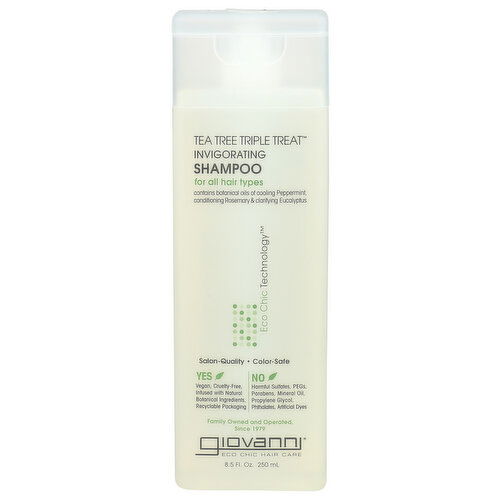 Giovanni Tea Tree Triple Treat Shampoo - 8.5 Fluid Ounce