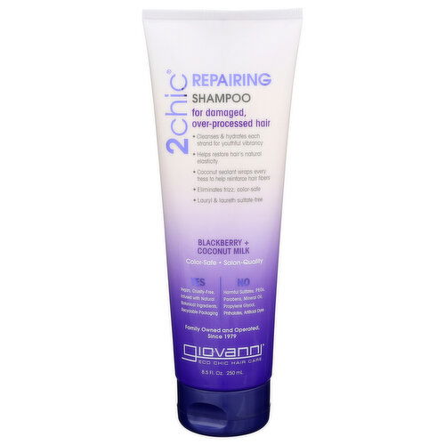 Giovanni Blackberry & Coconut 2chic Repairing Shampoo With Milk - 8.5 Fluid Ounce