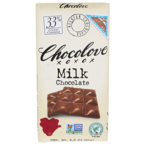 Chocolove 33% Cocoa Milk Chocolate Bar - 3.2 Ounce