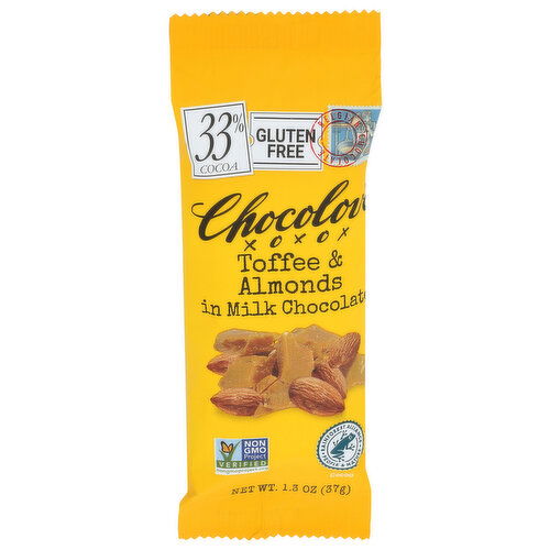 Chocolove Toffee & Almonds Chocolate Bar - 1.3 Ounce - 1 Count