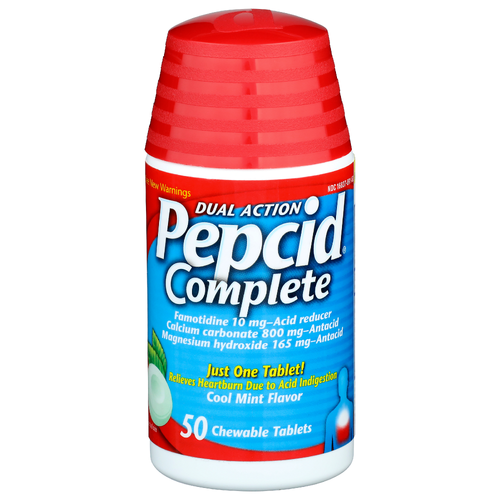 Pepcid Cool Mint Flavor Complete - 50 Count