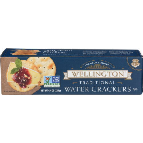 Wellington Crackers Traditional Water Cracker - 4.4 Ounce