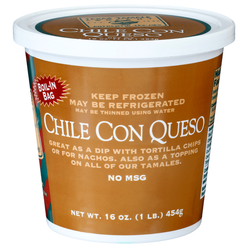 Texas Tamale Company Boil-In Bag Chile Con Queso - 16 Ounce