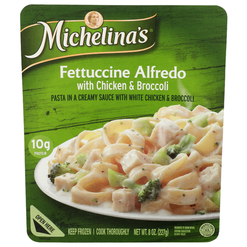 Michelina's Fettuccine Alfredo With Chicken & Broccoli - 8 Ounce