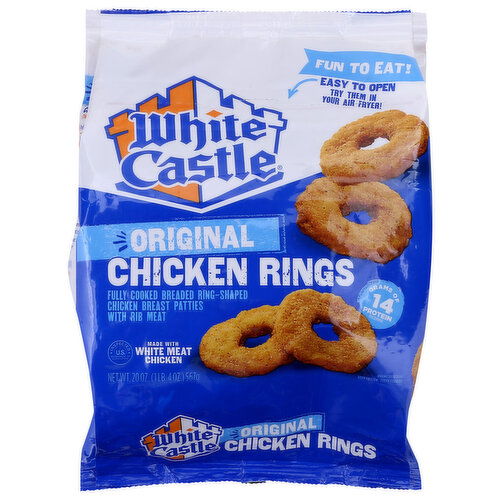 BROOKSHIRE'S White Castle Orig Chckn Rings - 20 Ounce