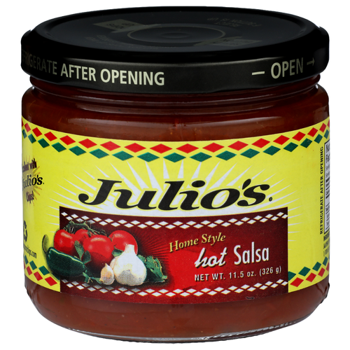 Julio's Home Style Hot Salsa - 11.5 Ounce