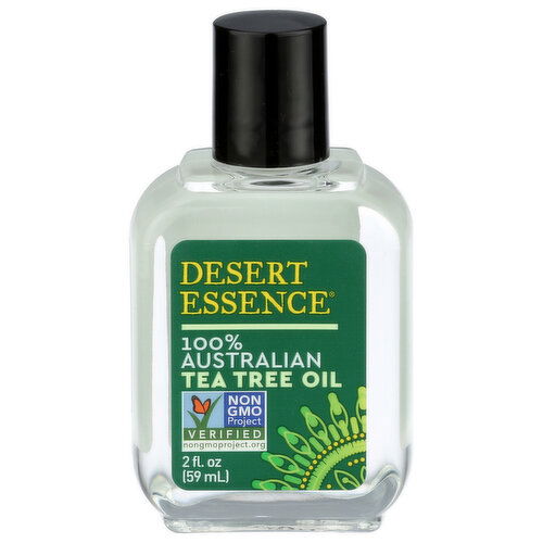 DESERT ESSENCE Tea Tree Oil 100% Pure - 2 Fluid Ounce