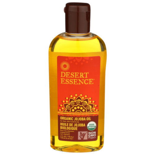 Desert Essence Organic Jojoba Oil - 4 Fluid Ounce