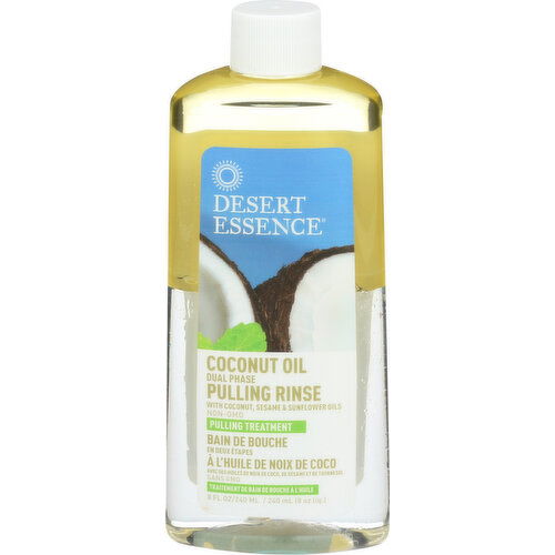 Desert Essence Pulling Treatment Coconut Oil - 8 Fluid Ounce