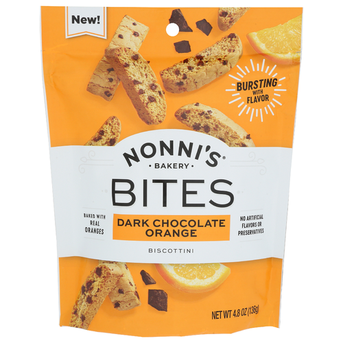 NONNI's Dark Chocolate Orange Biscotti Bites - 4.8 Ounce