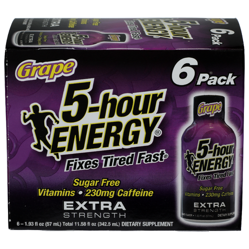 BROOKSHIRE'S Grape Extra Strength 6 - 1.93 Fluid Ounce - 6 Count
