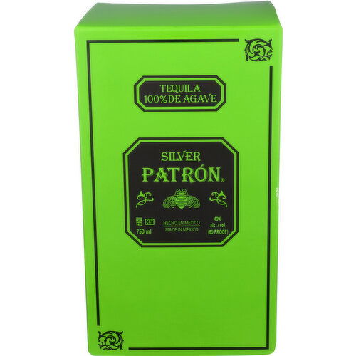 Patrón Silver Tequila 100% De Agave - 750 ml