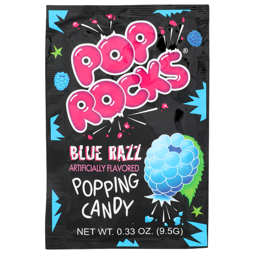 Pop Rocks Blue Razz Popping Candy - 0.33 Ounce