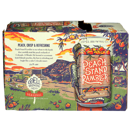 Odell Brewing Co Peach Stand Pambler Blonde Ale - 12 Ounce - 6 Count